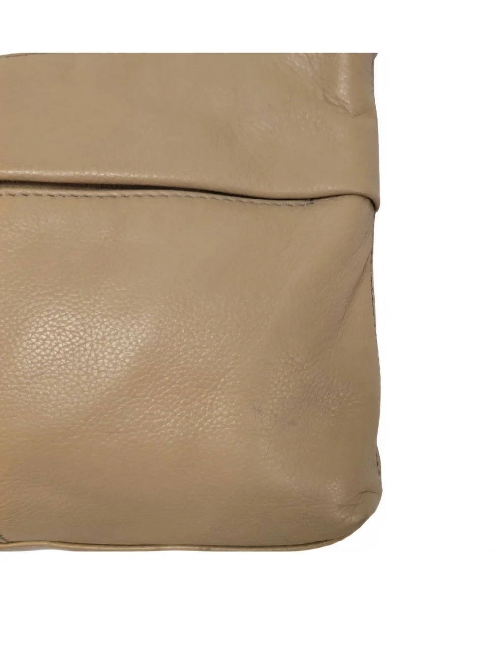 Tignanello Tan Leather Elevated Crossbody / Shoulder Bag Minimalist Organizer
